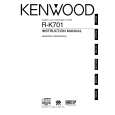 KENWOOD R-K701 Instrukcja Obsługi