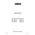 ZANUSSI ZC 2051 Owners Manual