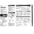 SONY WM-FX20 Owners Manual