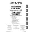 ALPINE CDA7873 Owners Manual