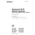 SONY LBT-DR5 Owners Manual