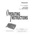 PANASONIC KXF700 Manual de Usuario