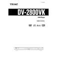 TEAC DV2800VK Owners Manual