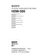 SONY HKDV-506 Instrukcja Obsługi