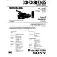 SONY CCD-FX425 Owners Manual