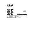AKAI CD-37 Owners Manual