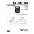 SONY WM-FX309 Instrukcja Serwisowa