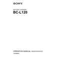 SONY BC-L120 Owners Manual