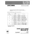 SONY SLF35 Parts Catalog