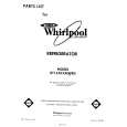 WHIRLPOOL ET16TKXMWR0 Parts Catalog