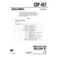 SONY CDP407 Service Manual