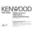 KENWOOD KDCD301 Owners Manual