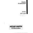 ARTHUR MARTIN ELECTROLUX AFT620W Owners Manual