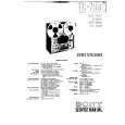 SONY TC755 Service Manual