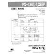 SONY PSLX63P Parts Catalog