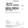 PIONEER KEH-1850/XN/ES Instrukcja Serwisowa