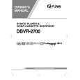FUNAI DBVR-2700 Owners Manual