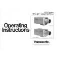 PANASONIC WVBP114 Owners Manual