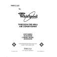 WHIRLPOOL ACU124XX0 Parts Catalog