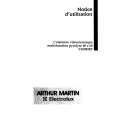 ARTHUR MARTIN ELECTROLUX V6598MPW1M.PYROVI Owners Manual