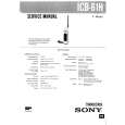 SONY ICB61H Service Manual