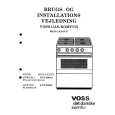 VOSS-ELECTROLUX GGF1041 Owners Manual