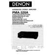 DENON PMA-320A Owners Manual