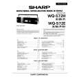 SHARP WQ572H/E Service Manual