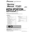PIONEER KEH-P2030R/XM/EW Manual de Servicio