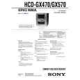 SONY HCD-GX470 Manual de Servicio