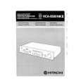 HITACHI HCA-8500MKII Owners Manual