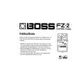 BOSS FZ-2 Instrukcja Obsługi
