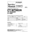 PIONEER CT-W706DR Service Manual