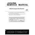 ALPINE CDE7824W Service Manual