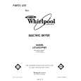 WHIRLPOOL LE7680XPW0 Catálogo de piezas
