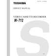 TOSHIBA W712 Instrukcja Serwisowa