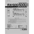 YAMAHA RX-500 Manual de Servicio