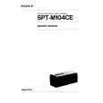 SONY SPT-M104CE Service Manual