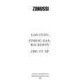 ZANUSSI ZBG331XP Owners Manual