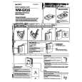 SONY WM-GX35 Owners Manual