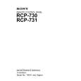 SONY RCP-730 Service Manual