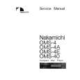 NAKAMICHI OMS-40 Service Manual