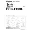 PIONEER PDK-FS03/WL Instrukcja Serwisowa