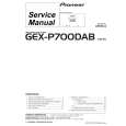 PIONEER GEX-P700DAB/EW Service Manual
