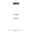 ZANUSSI ZGLR646TDF Owners Manual