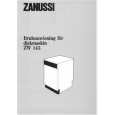 ZANUSSI ZW145 Owners Manual