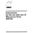 ZANUSSI MW700 Owners Manual