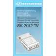 SENNHEISER SK 2012 TV Instrukcja Obsługi