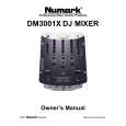 NUMARK DM3001X Instrukcja Obsługi