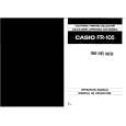 CASIO FR105 Owners Manual